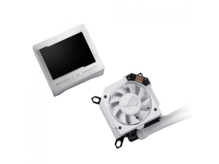Water Cooler Asus Rog Strix LC III, 240mm, ARGB, Intel-AMD, White, 90RC00S2-M0UAY0