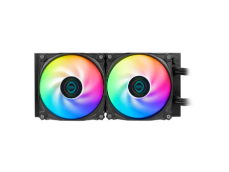 Water Cooler Deepcool LD240, ARGB, 240mm, Intel-AMD, Black, R-LD240-BKMSN-G-1