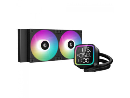Water Cooler PCYES Sangue Frio 3 ARGB Black Vulcan, 120mm, Intel-AMD, Preto, ARGBSF3120BR