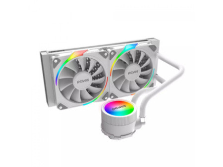 Water Cooler PCYES Sangue Frio 3 ARGB White Ghost, 120mm, Intel-AMD, Branco, ARGBSF3120WGBR