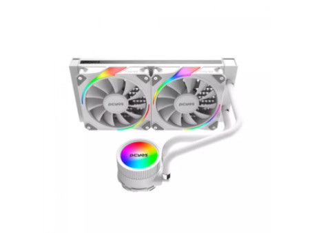 Water Cooler PCYES Sangue Frio 3 ARGB White Ghost, 120mm, Intel-AMD, Branco, ARGBSF3120WGBR