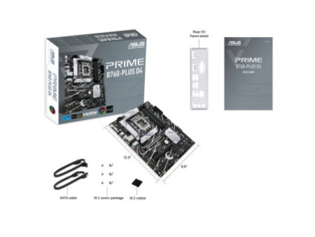 Placa Mãe Asus PRIME B760-PLUS D4, Chipset B760, Intel LGA 1700, ATX, DDR4, 90MB1CW0-M1EAY0