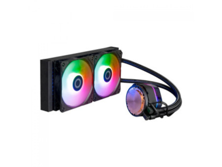 Water Cooler Thermaltake Toughliquid 240, Sync Turquoise, ARGB, 240mm, Intel-AMD, CL-W319-PL12TQ-A