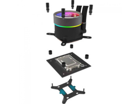Water Cooler Lian Li Galahad II Trinity SL-INF, RGB 240mm, Intel-AMD, Black, Compatível Com LGA 1700, GA2T24INB