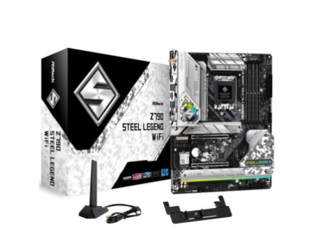 Placa Mãe ASRock Z790 Steel Legend WiFi, Chipset Z790, LGA 1700, ATX, DDR5