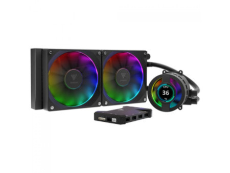 Water Cooler NZXT Kraken Elite 240 RGB, 240mm, AIO LCD Display, White, Intel-AMD, RL-KR24E-W1