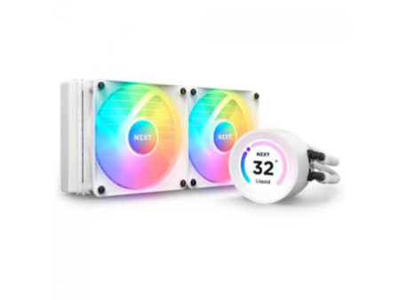 Water Cooler NZXT Kraken Elite 280, 280mm, AIO LCD Display, Intel-AMD, Black, RL-KN28E-B1