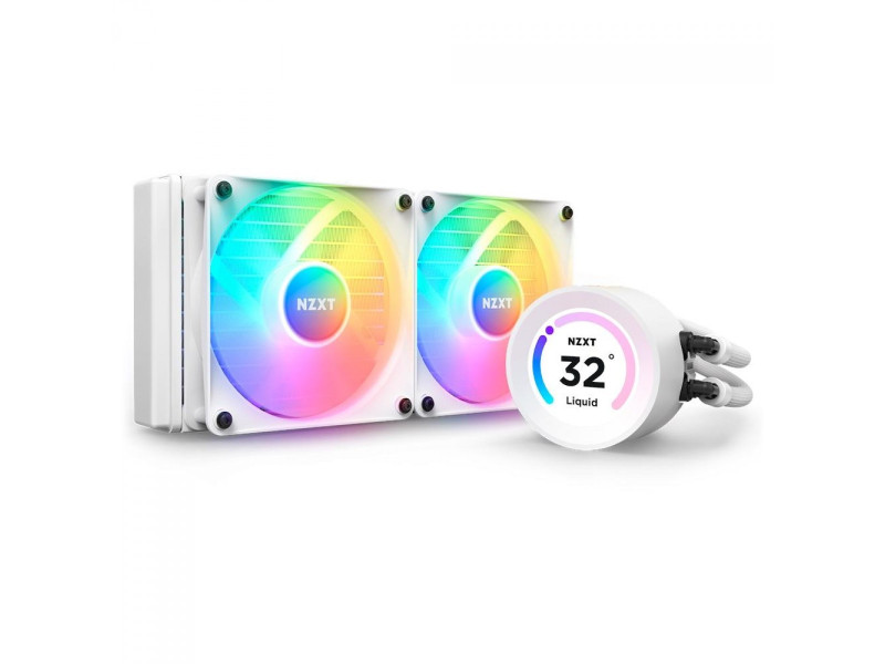 Water Cooler NZXT Kraken Elite 280, 280mm, AIO LCD Display, Intel-AMD, Black, RL-KN28E-B1