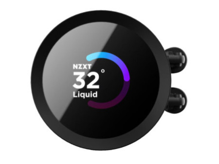 Water Cooler NZXT Kraken Elite, 240mm, AIO LCD Display, Intel-AMD, Black, RL-KN24E-B1