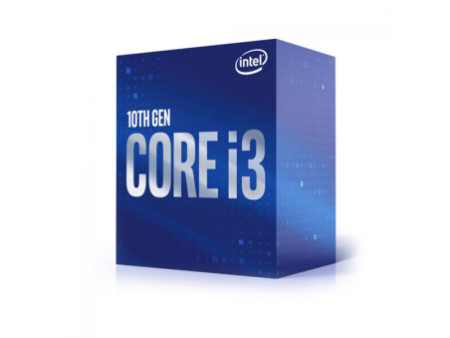 Processador Intel Core i3 10100F, 3.60GHz (4.30GHz Turbo), 10ª Geração, 4-Cores 8-Threads, LGA 1200, S/ Vídeo BX8070110100F