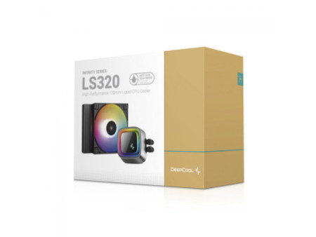 Water Cooler DeepCool LE300, LED 6 Cores 120mm, Intel-AMD, R-LE300-BKLNMC-G-1