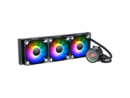 Water Cooler Cooler Master MasterLiquid ML240 Illusion, RGB, White, 240mm, Intel-AMD, MLX-D24M-A18PW-R1