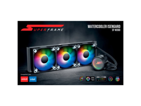 Water Cooler Cooler Master MasterLiquid ML240 Illusion, RGB, White, 240mm, Intel-AMD, MLX-D24M-A18PW-R1