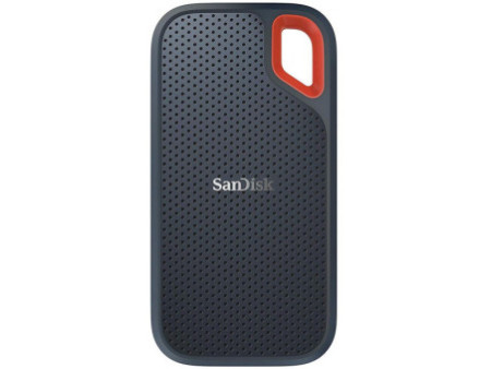 SSD Externo Portátil Sandisk Extreme 1TB, Leitura 550MB/s, SDSSDE60−1T00−G25