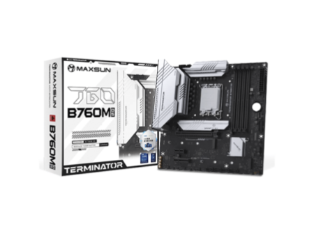 Placa Mãe MAXSUN Terminator B760M D5, Chipset B760, Intel LGA 1700, m-ATX, DDR5