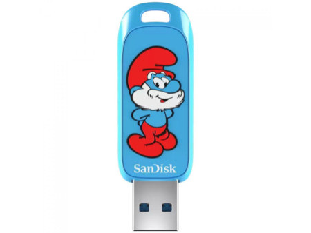 Pendrive SanDisk Smurfs, 64GB, USB 3.2, SDCZIS-064G-G46