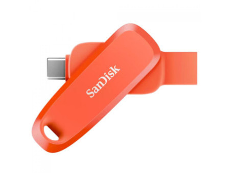 Pendrive SanDisk Phone Drive, 256GB, USB-C e USB 3.2, Preto, SDDDC6-256G-G46