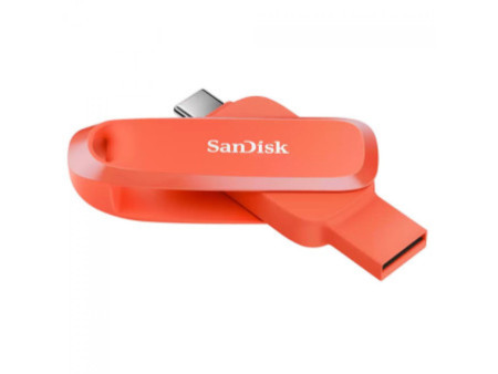 Pendrive SanDisk Phone Drive, 256GB, USB-C e USB 3.2, Preto, SDDDC6-256G-G46