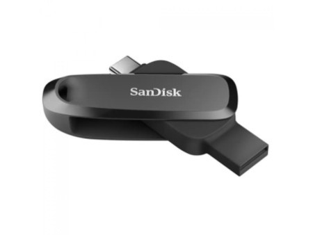 Pendrive SanDisk Phone Drive, 64GB, USB-C e USB 3.2, Preto, SDDDC6-064G-G46NO