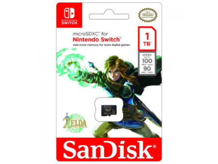 Cartão De Memória SanDisk MicroSD Pokémon Nintendo Switch, 256GB, 100Mbs, Class 10, SDSQXAO-256G-GN6ZK