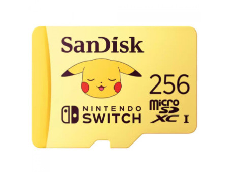Cartão De Memória SanDisk MicroSD Nintendo Switch, 512GB, Transferência de até 100 MB/s, Class 10, SDSQXAO-512G-GNCZN