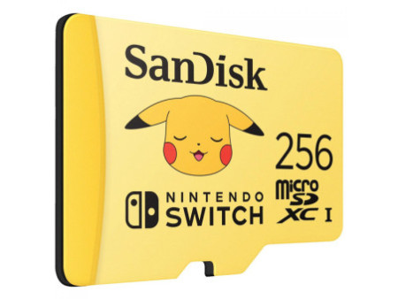 Cartão De Memória SanDisk MicroSD Nintendo Switch, 512GB, Transferência de até 100 MB/s, Class 10, SDSQXAO-512G-GNCZN