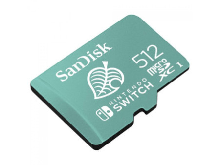 Cartão De Memória SanDisk MicroSD Nintendo Switch, 64GB, Transferência de até 100 MB/s, Class 10, SDSQXAO-064G-GN6ZN
