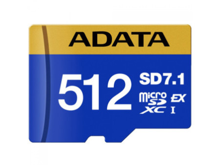 Cartão De Memória Express Adata Premier Extreme microSDXC SD7.1, 256GB, Classe 10, UD256GEX3L1-C