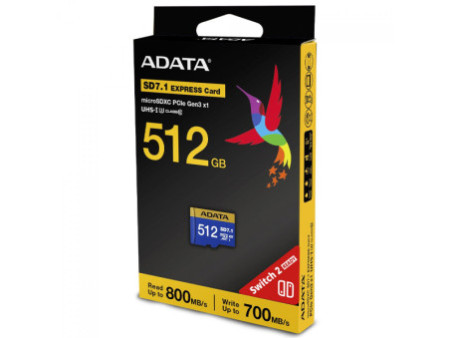Cartão De Memória Express Adata Premier Extreme microSDXC SD7.1, 256GB, Classe 10, UD256GEX3L1-C