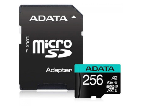 Cartão De Memória Adata High Endurance MicroSDXC/SDHC UHS-I, 512GB, Classe 10, Com Adaptador, AUSDX512GUI3V30SHA2-RA1