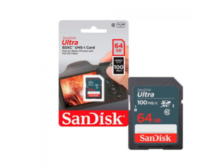 Cartão De Memória SanDisk Extreme, 128GB, 100MBs, Class 10, Com Adaptador, SDSQXAA-128G-GN6AA