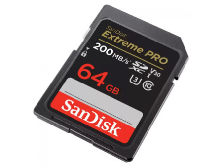 Cartão de Memória SanDisk Extreme PRO, MicroSDXC, 128GB, 200MBs, 4K UHD, U3, V30, Com Adaptador, SDSQXCD-128G-GN6MA