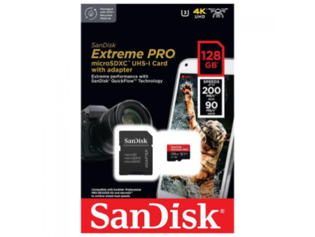 Cartão De Memória SanDisk MicroSD Nintendo Switch, 128GB, Class 10, SDSQXAO-128G-GNCZN