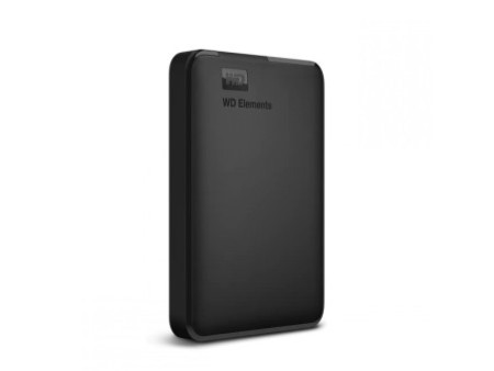 HD Externo WD Elements Portable 1TB, USB 3.0, Black, WDBUZG0010BBK