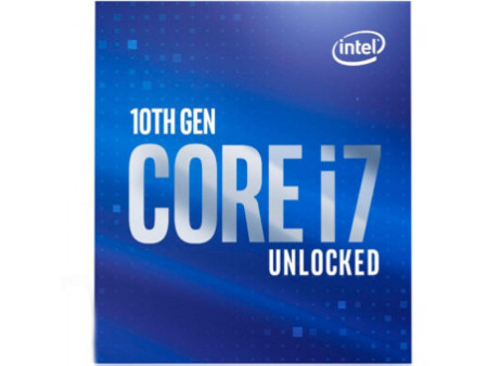 Processador Intel Core i7 10700K, 3.80GHz (5.10GHz Turbo), 10ª Geração, 8-Cores 16-Threads, LGA 1200, BX8070110700K