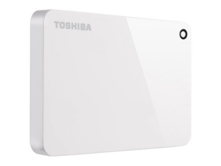 HD Externo Portátil Toshiba Canvio Advance 2TB, USB 3.0, Vermelho, HDTC920XR3AA