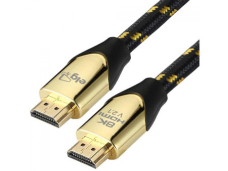 Cabo HDMI 2.1 ELG, 3m, 8K High Speed, 3D Ready, Preto, HS8K30