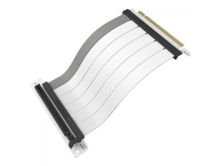 Cabo Riser Cooler Master V2, PCIe 4.0 x16, 200mm, Branco, MCA-U002R-WPCI40-200