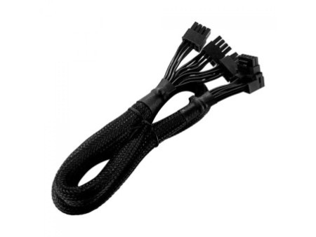 Cabo Adaptador Cooler Master 12VHPWR, PCIe 5.0 12+4 Pinos, 90 Graus, 650mm, Type-1, CMA-NFPC16XXBK1-GL
