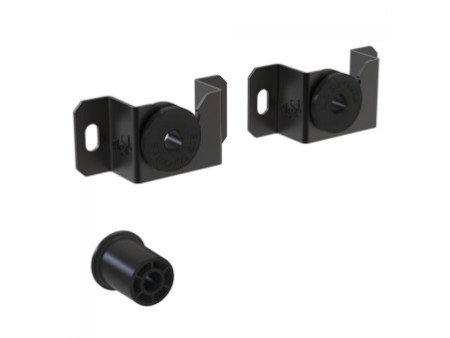 Suporte de Mesa Bluecase Ergo Flexy, Articulado, Com Pistão, Para 2 Monitores 12 Até 32 Pol, Preto, BSMTG02-3BBX