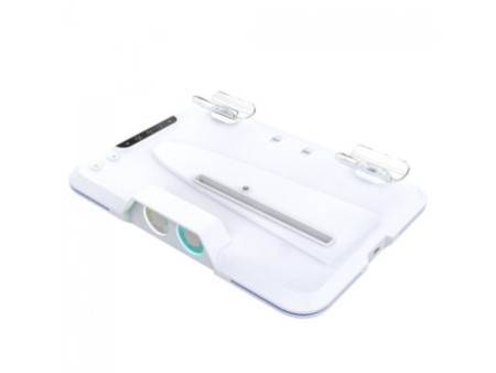 Suporte de Mesa Bluecase Ergo Flexy, Articulado, Com Pistão, Para 2 Monitores 12 Até 32 Pol, Branco, BSMTG02-3WBX