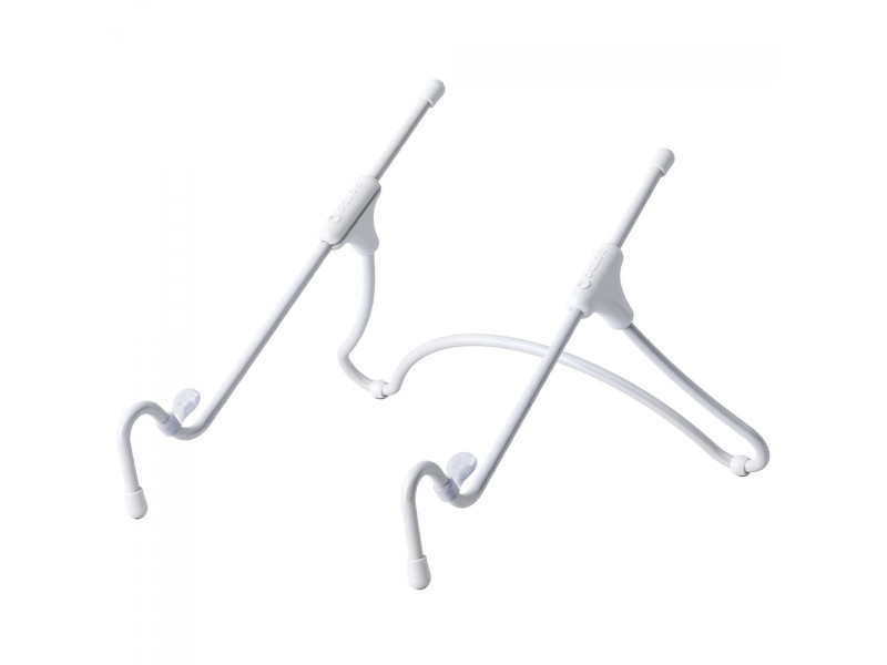 Suporte Vertical Ipega Para PS5 Slim, RGB, Com Dock De Carregamento Para Controle Dualsense e Suporte De Headset, Branco, PG-P5S