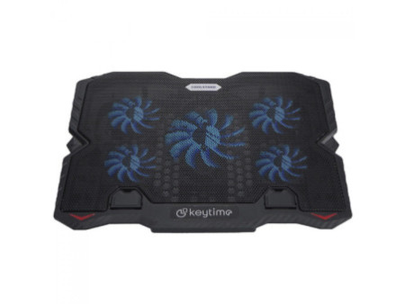 Suporte para Notebook Keytime CoolStand 6, Ajustável, Preto, Com 6 Fans, KYT00022