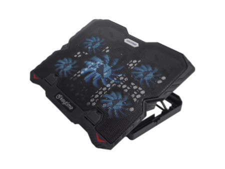 Suporte para Notebook Keytime CoolStand 6, Ajustável, Preto, Com 6 Fans, KYT00022
