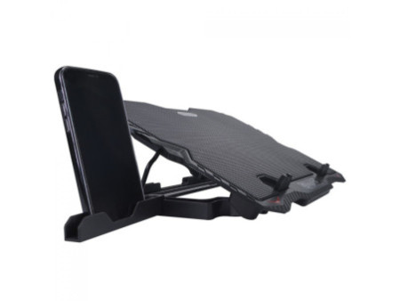 Suporte para Notebook Keytime CoolStand 6, Ajustável, Preto, Com 6 Fans, KYT00022