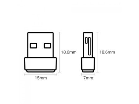 Adaptador Wireless N USB TP-Link, 300Mbps, TL-WN821N