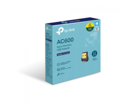 Adaptador Wireless N USB TP-Link, 300Mbps, TL-WN821N