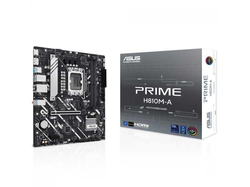 Placa Mãe Asus Prime H810M-A, Chipset H810, Intel LGA 1851, mATX, DDR5, 90MB1KK0-M0EAY0