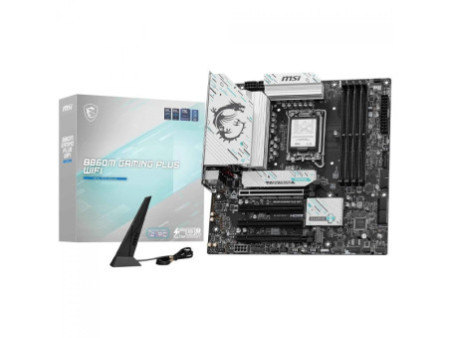 Placa Mãe MSI B860M Gaming Plus WIFI, Chipset B860, Intel LGA 1851, mATX, DDR5