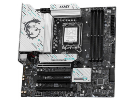 Placa Mãe MSI B860M Gaming Plus WIFI, Chipset B860, Intel LGA 1851, mATX, DDR5